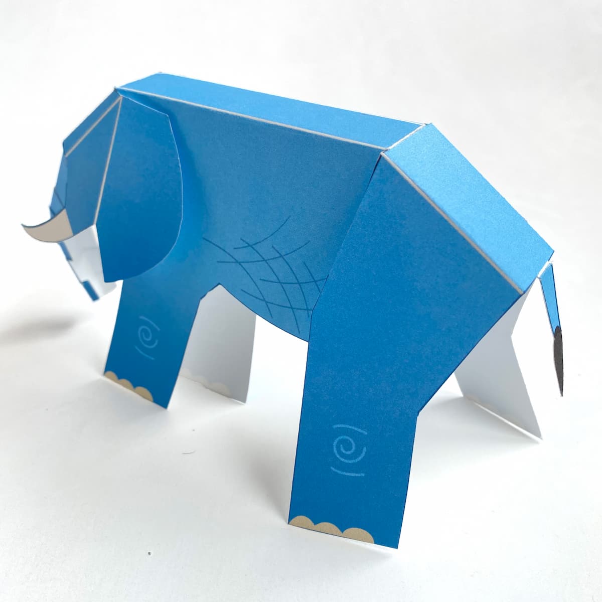 DIY Paper Elephant Mozaic Studio