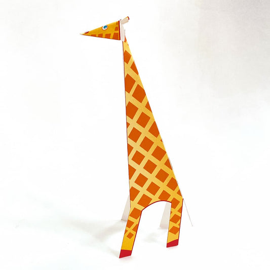 DIY Paper Giraffe Template Mozaic Studio