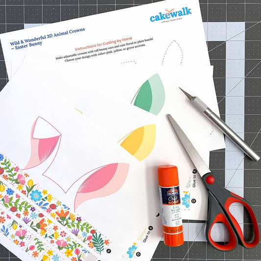 Wild & Wonderful Animal Crowns – Easter Bunny Cakewalk for Mozaic Studio