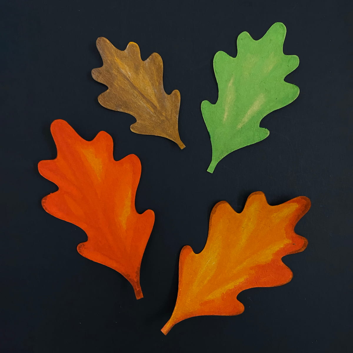 DIY Acorn Paper Craft & Fall Leaf SVG Files – 3D Decor Tutorial Mozaic Studio