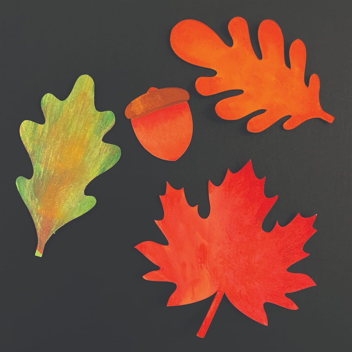 DIY Acorn Paper Craft & Fall Leaf SVG Files – 3D Decor Tutorial Mozaic Studio